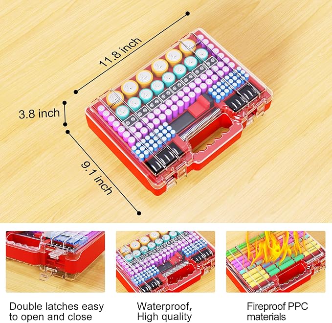 Battery Organizer Storage Case - Image 6
