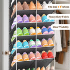 20-30 Pairs Over the Door Shoe Organizer, 10-Tier Door Shoes Rack, Handing - Image 5