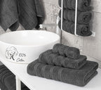 American Soft Linen Premium 3 Piece Towel Set, 1 Bath Towel 1 Hand Towel 1 - Image 2