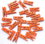 LWR CRAFTS Wooden Mini Clothespins 100 Per Pack 1" 2.5cm - Image 5