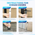 2025 Upgraded 2-in-1 Door Security Bar, Door Stoppers, Adjustable Heavy Duty - Image 5