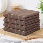 Homaxy 100% Cotton Terry Kitchen Towels, Checkered Designed, Soft and Super - Image 8