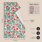 RECYCO Waffle Kitchen Towel Set of 2 - Image 6