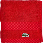 Lacoste Heritage 100% Supima Cotton Wash Cloth, Formula One, Premium Super Soft by LACOSTE
