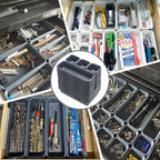 KeFanta 42 Pack Tool Box Organizer Tool Tray Dividers, Rolling Tool Chest Cart - Image 3