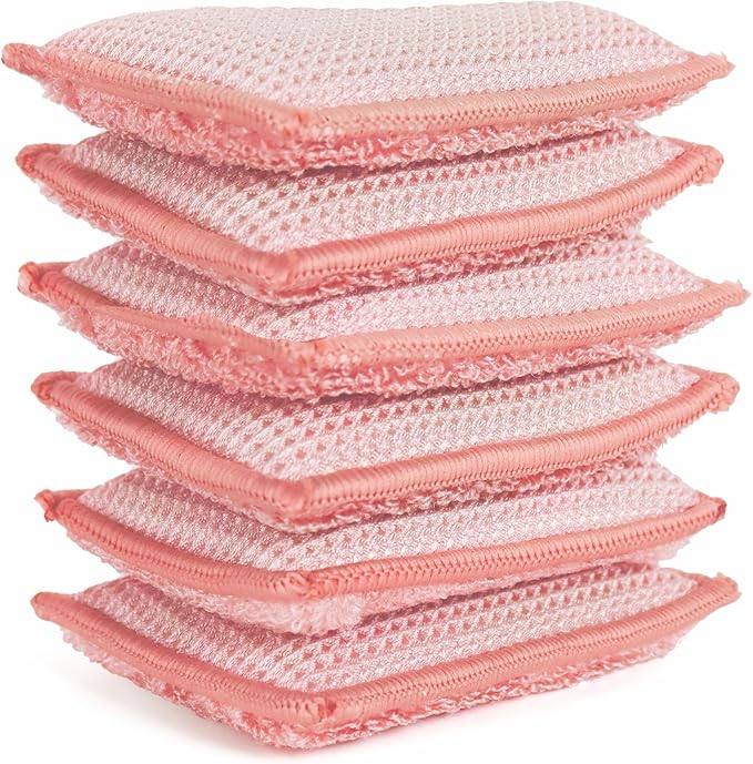 KMAKII Bamboo Kitchen Sponges Dish Sponge Super Absorbent Natural Dish Sponges by KMAKII