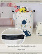 Round Fabric Storage Bin, Decorative Basket, Organizer Basket - Image 7