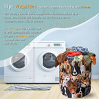 Cute Dogs Different Dog Laundry Basket Foldable - Image 6