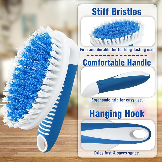PHYEX Scrub Brush, 2 Pack Household Cleaning Brushes - Image 6