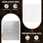 EcoDispose Pre-Cut Insulated Foil Sandwich Wrap Sheets - Image 3