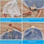 Patelai 16 Pcs 4" Gusseted Plastic Shoulder Covers - Image 7
