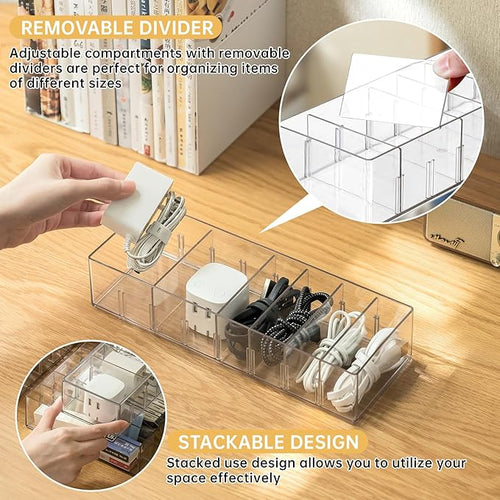 2 Pack Cable Storage Organizer Box - Image 2