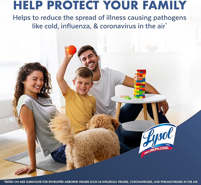 Lysol Air Sanitizer Spray with Bacterial Odor Eliminator - Image 7