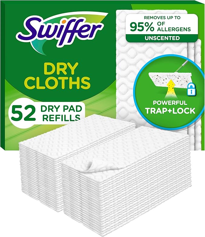 Swiffer Sweep + Mop, Dry Pads Refill, Floor Cleaner by Swiffer