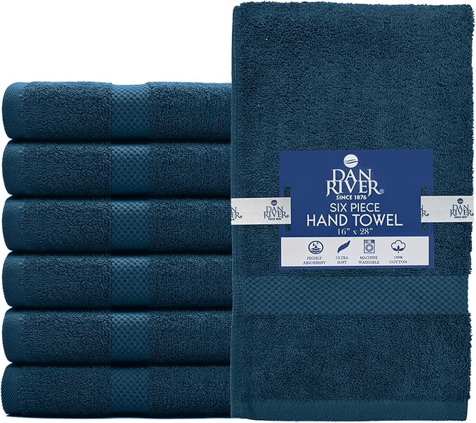 DAN RIVER 6-Pack Premium Hand Towels - Image 6