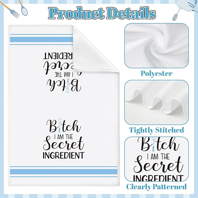 GROBRO7 Funny Sayings Hand Towel - Image 3