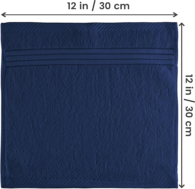 Utopia Towels Wash Cloths Set, 12 by 12 Inches, 100% Cotton Ring Spun, Highly - Image 2