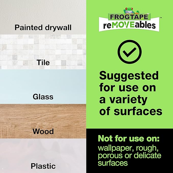 FrogTape reMOVEables Damage Free Adhesive Hook - Image 6