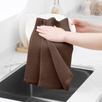 Homaxy 100% Cotton Waffle Weave Kitchen Dish Towels, Ultra Soft Absorbent Quick - Image 4