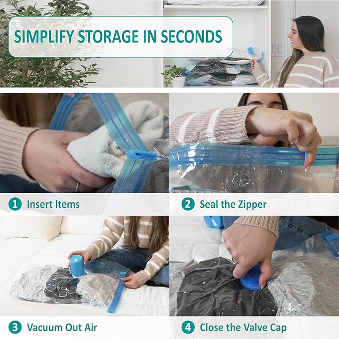 Cozy Essential Travel Vacuum Storage Bags - Image 7