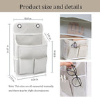 2-Pack Hanging Storage Organizer, Over The Door Hanging Bags/Wall Baskets - Image 2