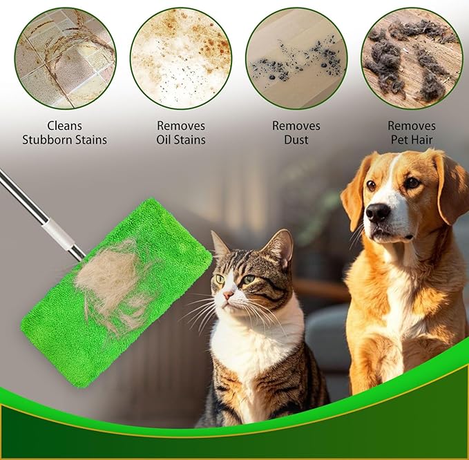 3 Pack Reusable Microfiber Mop Pads Compatible - Image 4