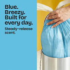 Glad Small Trash Bags 4 Gallon, Febreze Beachside Breeze Garbage Bags, Odor - Image 2
