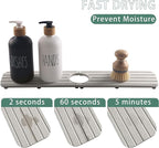 20inch x 4inch Kitchen Sink Faucet Mat, Water Absorbing Stone Faucet Splash - Image 3