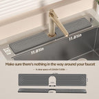 Faucet Mat for Kitchen Sink, Diatomite Stone Drying Sink Protectors, Bathroom - Image 5