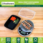 Freshware Meal Prep Containers 1 Compartment Food Storage Containers - Image 2