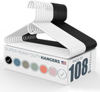 Neaties Super Heavy Duty Clothes Hangers 100 Pack – Made in The USA - 10lb by NeatiesHangers