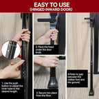 AceMining Upgraded Door Security Bar & Sliding Patio Bar, Heavy Duty Stoppers - Image 8