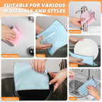 12Pack Upgrade Multipurpose Wire Dishwashing Rags, Dual-Side Non Scratch Wire - Image 5