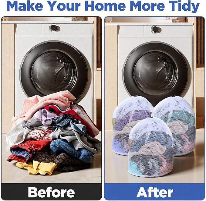 20 Pcs Mesh Laundry Bags Bulk - Image 4