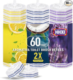 60Ct Aromative Toilet Brush Refills, Toilet Bowl Cleaner Refills, Double-Layer by Unknown