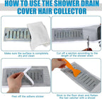1 Pack 4 Inch x 33 ft Linear Shower Drain Hair Catcher Screen Disposable - Image 6