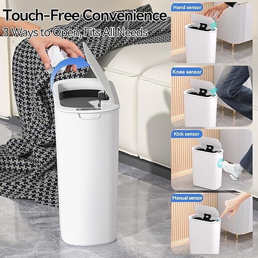 Automatic Motion Sensor Bathroom Trash Can - Image 5