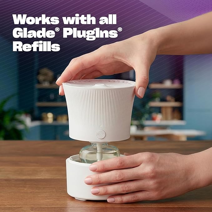 Glade Scent Flow PlugIns Air Freshener, Clean Linen, 1 Device + 4 Refills - Image 5