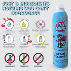 Stain Remover Spray | Non-Toxic Stain Remover Family Safe Formula | - Image 3