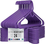 NEATERIZE Ultra Heavy Duty Plastic Clothes Hangers by Neaterize