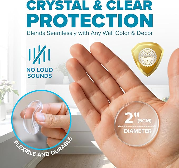 STRONGEST HOME Wall Protector for Door Knobs, 2-Inch - Image 2