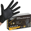 TitanFlex Heavy Duty Black Industrial Nitrile Gloves by TitanFlexDisposableGloves