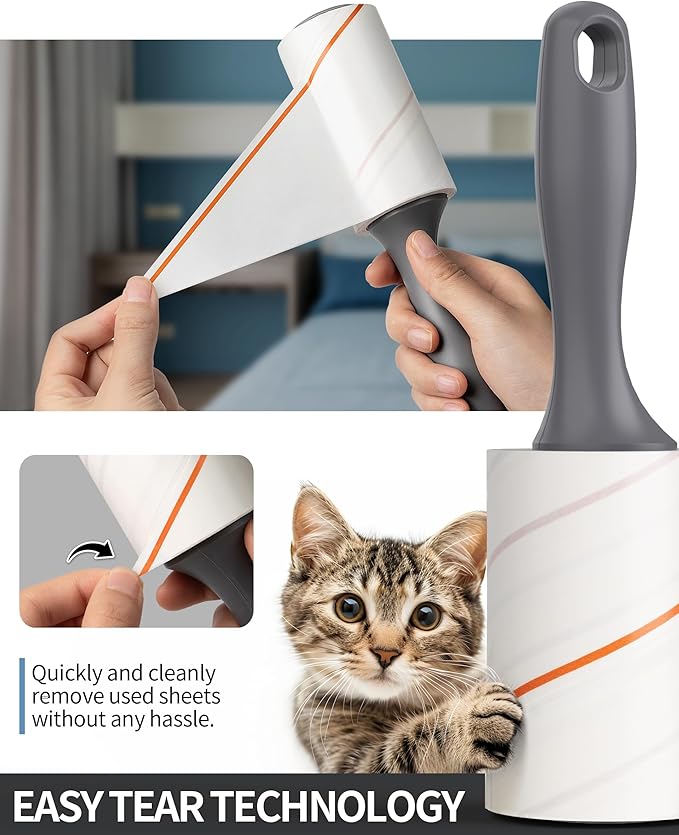 MR.SIGA Lint Rollers for Pet Hair Extra Sticky, 540 Sheets, Lint Remover for - Image 3