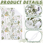 Bencailor 4 Pcs Wild Flower Kitchen Towels Wildflower Floral Hand Dish Towels - Image 5