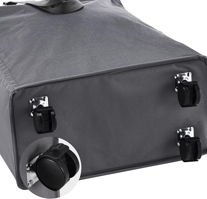 Slim Rolling Laundry Basket, Slim Laundry Hamper - Image 3