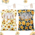 2 Pcs Clothespin Bag with Hanging Hook Waterproof Laundry 13" x 12" Clothes Pin by Ribbonlic