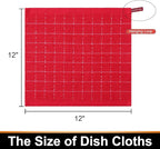 Mordimy 100% Cotton Terry Cloth Dish Cloths, Soft and Absorbent Checkered Dish - Image 5