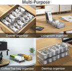 Cable Storage Boxes Organizers 2 Pack, Cord Charger Storage Organizer Box Case - Image 7