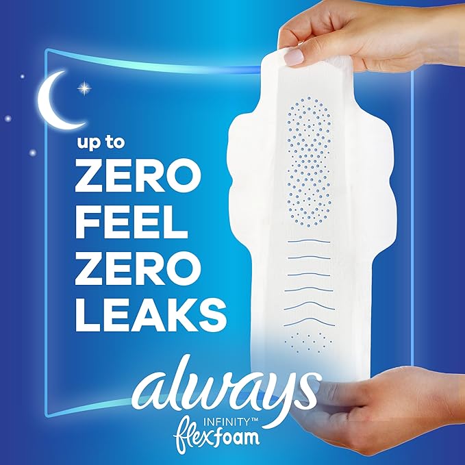 Always Infinity Feminine Pads for Women, Flexfoam Pads - Image 2
