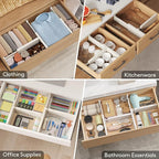 Lifewit 4 Pack 4" High Drawer Dividers 28-43.5cm/11-17" Adjustable Drawer - Image 7
